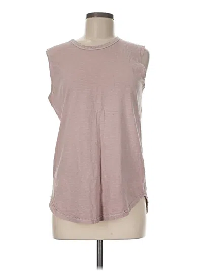 Pre-owned Alternative Sleeveless Top Pink Crew Neck Tops