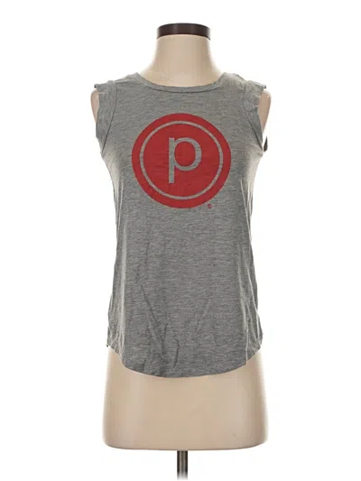 Pre-owned Alternative Sleeveless T-shirt In Gray