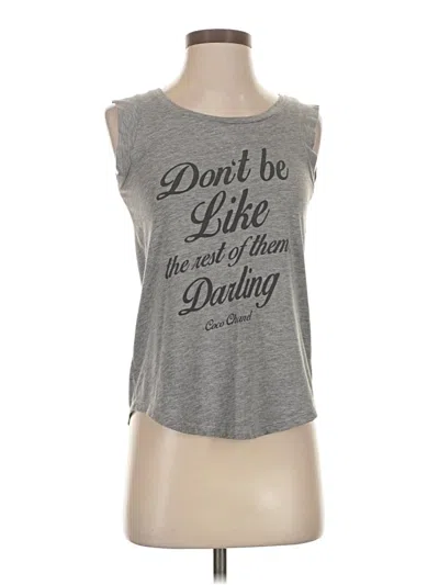 Pre-owned Alternative Sleeveless T-shirt In Gray