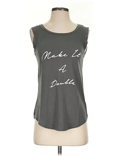 Pre-owned Alternative Sleeveless T-shirt In Gray