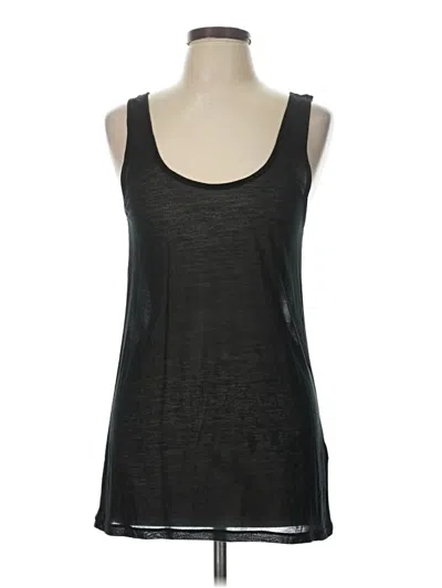 Pre-owned Alternative Tank Top Black Square Neckline Tops