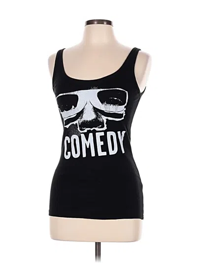 Pre-owned Alternative Tank Top Black Strapless Neckline Tops
