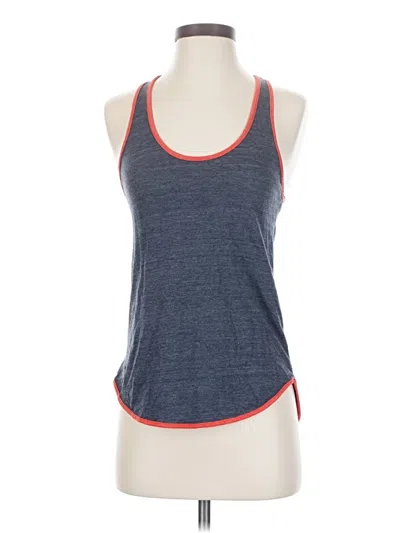 Pre-owned Alternative Tank Top Gray Halter Neckline Tops