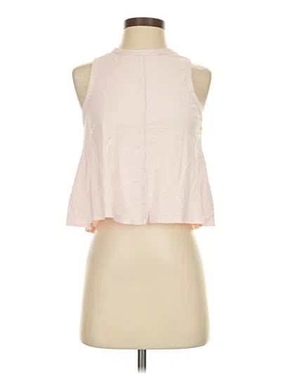 Pre-owned Alternative Tank Top Pink Halter Neckline Tops