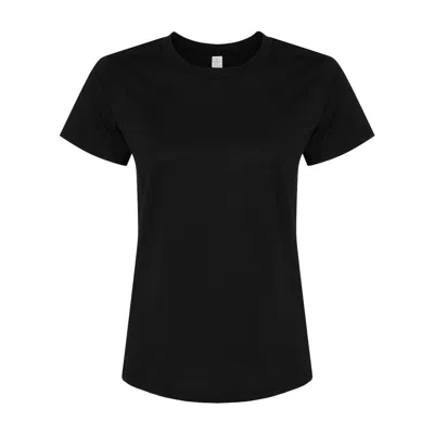 Alternative Women's Cotton Jersey Go-to Tee In Black