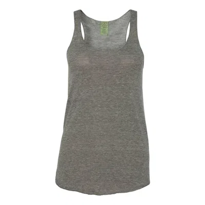 Alternative Women's Meegs Eco-jersey Racerback Tank In Gray