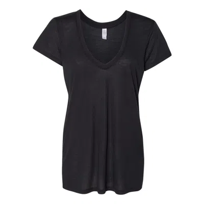 Alternative Women's Slinky Jersey V-neck Tee In Black