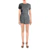 Alternative Womens Jersey Romper In Grey