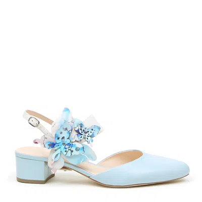 Alterre Women's Agate Blue Butterfly Elsie Slide