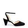 Alterre Women's Black Suede Marilyn Mule In Black