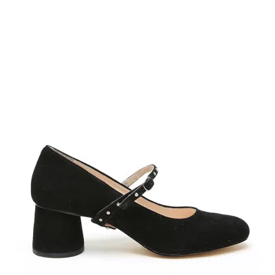 Alterre Women's Black Suede Twiggy Pump