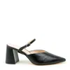 Alterre Women's Black Twiggy V Mule In Black
