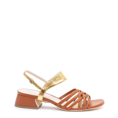 Alterre Women's Brown Cognac Elsie Bell Sandal