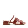 Alterre Women's Brown Snake Twiggy Loop Sandal In Brown