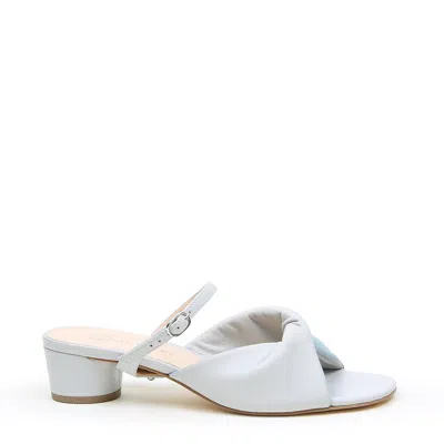 Alterre Women's Cloud Grey Twiggy Twist Sandal In White