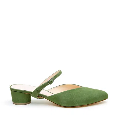 Alterre Women's Green Moss Twiggy V Slide