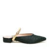 Alterre Women's Groovy Green Twiggy Point Slide In Green