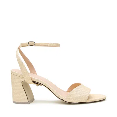 Alterre Women's Neutrals Raffia Marilyn Wave Sandal In Multi