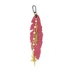 Alterre Women's Red Malbec Feather Shoe Charm In Multi