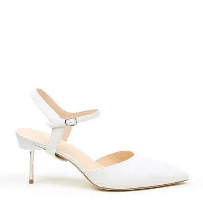 Alterre Women's White Jackie Stiletto