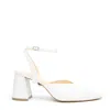 Alterre Women's White V Mule + Marilyn Strap In White