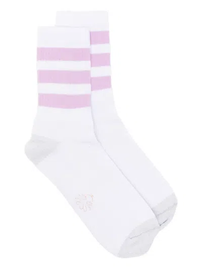 Alto Logo-detail Socks In White