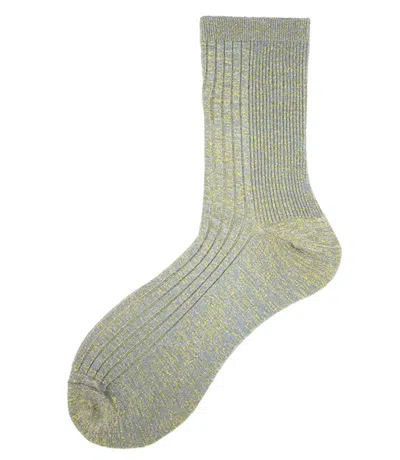 Alto Milano Ice Donna Short Socks In Grey