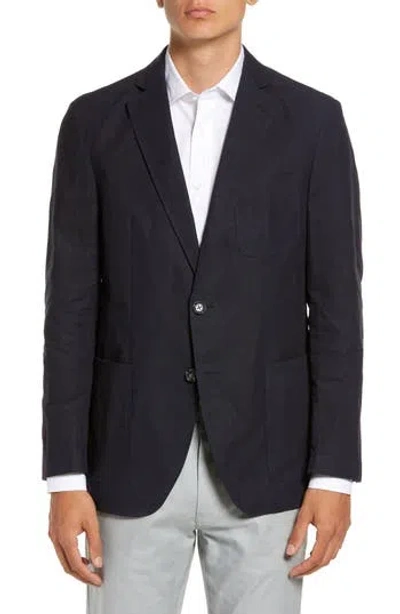 Alton Lane City Weekend Tailored Fit Cotton Sportcoat In Black
