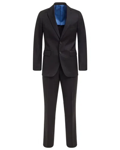 Alton Lane Mercantile Tailored Wool-blend Suit In Black