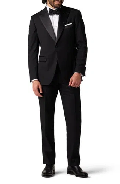 Alton Lane Tailored Fit Tuxedo In Raven Black