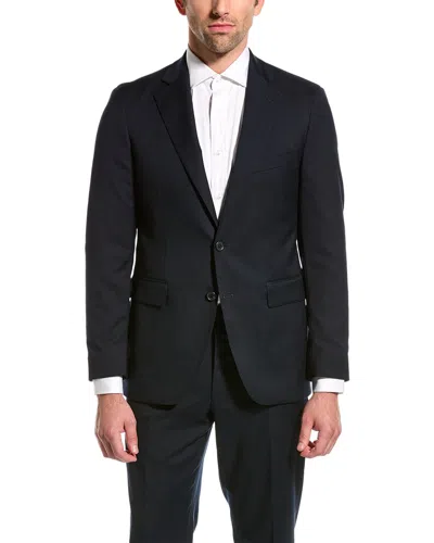 Alton Lane The Mercantile Tailored Fit Suit With Flat Front Pant In Blue