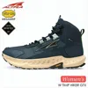 Altra High-top Hiking Sneakers With Gore-tex Upper In Multi