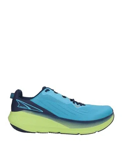 Altra Man Sneakers Turquoise Size 9 Textile Fibers, Synthetic Material In Blue