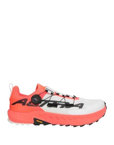 Altra Man Sneakers White Size 7.5 Synthetic Material, Textile Fibers In Multi
