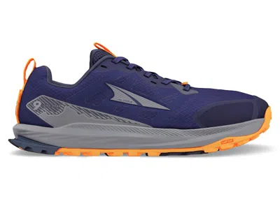 Pre-owned Altra Men's  Lone Peak 9 Sneakers In Navy Blue