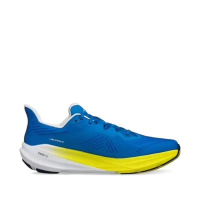 ALTRA MEN'S EXPERIENCE FLOW 2 RUNNING SHOES IN BLUE/YELLOW