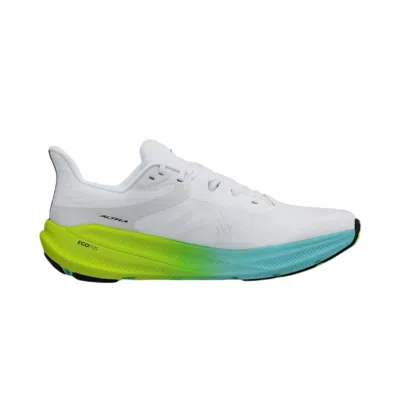 Altra Men's Experience Flow 2 Running Shoes In White Lime In Multi