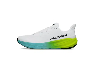 Altra Men's Experience Flow 2 Running Shoes In White/lime In Multi