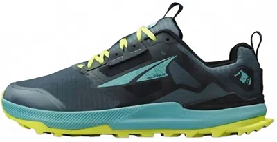 Altra Men's Lone Peak 8 Sneakers In Black/green In Multi