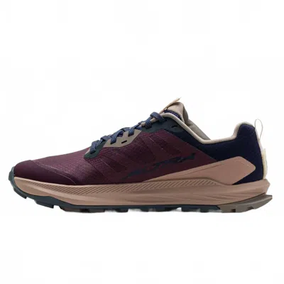 Altra Men's Lone Peak 9 Running Shoes In Maroon In Multi