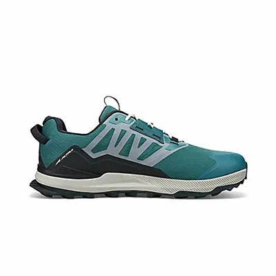 Altra Men's Lone Peak Low 2 Shoes In Deep Teal In Green