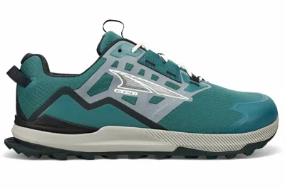 Altra Men's Lone Peak Low All Weather Trail Running Shoes In Deep Teal In Multi