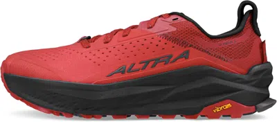 Pre-owned Altra Men's Olympus 6 Trail Running Shoe In Red