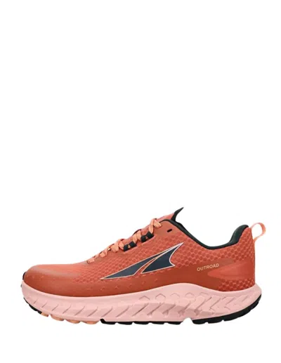 Altra Men's Outroad Running Shoes In Red/orange In Pink