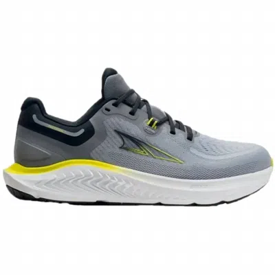 Altra Men's Paradigm 7 Running Shoes In Gray/lime In Multi