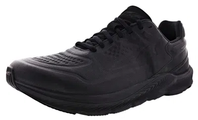 Pre-owned Altra Men's Torin 5 Leather Lightweight Slip Resistant Work Shoes In Black