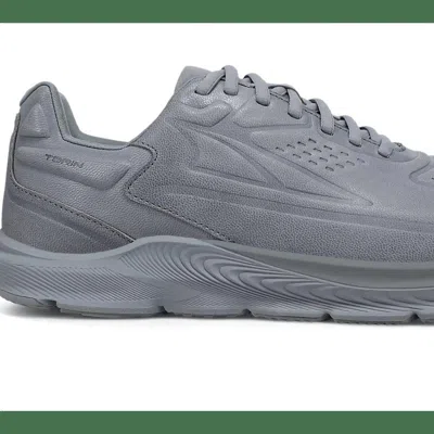 Altra Men's Torin 5 Leather Slip Sneakers In Resistant Grey In Gray