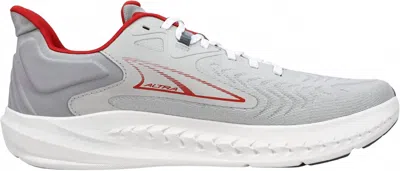 Altra Men's Torin 7 Road Running Shoe In Grey/red In Gray