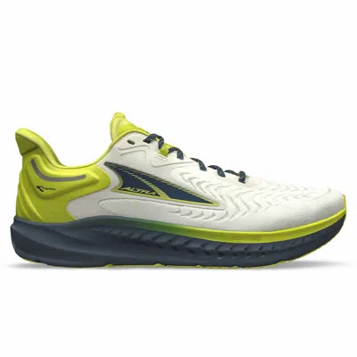 Altra Men's Torin 7 Running Shoe In Lime/blue In Multi