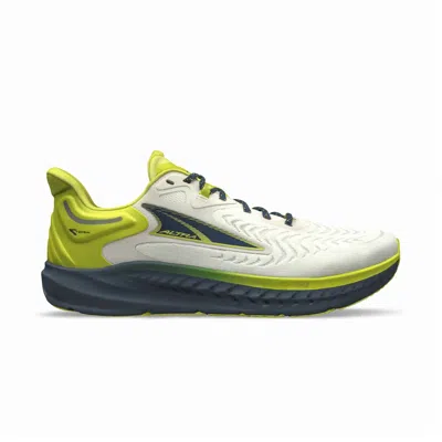 Altra Men's Torin 7 Sneaker In Lime/blue In Multi